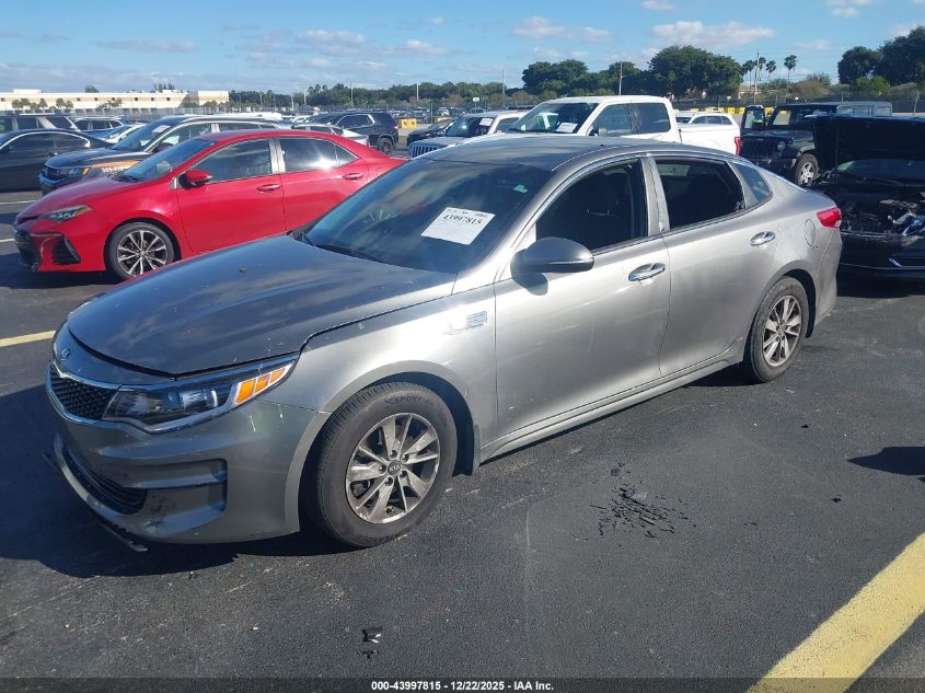 2018 Kia Optima Lx VIN: 5XXGT4L38JG199933 Lot: 43997815