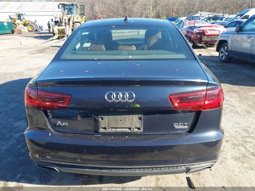 2016 Audi A6 3.0T Premium Plus VIN: WAUFGAFC5GN166019 Lot: 43997845