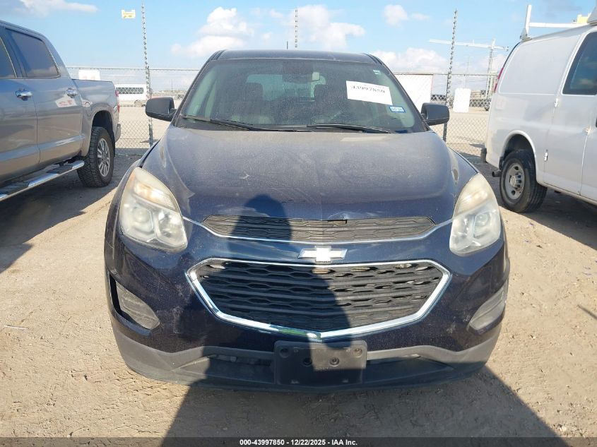 2016 Chevrolet Equinox Ls VIN: 2GNALBEK7G6317431 Lot: 43997850