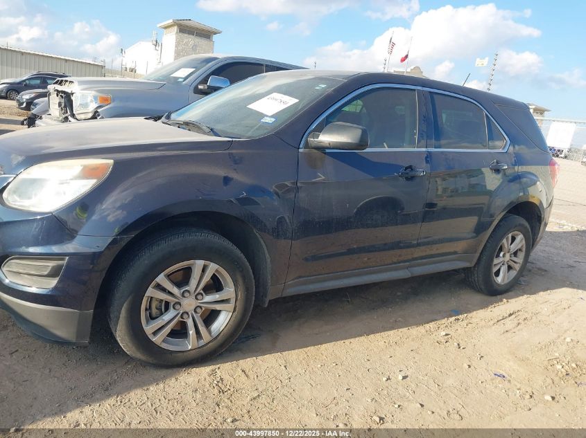 2016 Chevrolet Equinox Ls VIN: 2GNALBEK7G6317431 Lot: 43997850