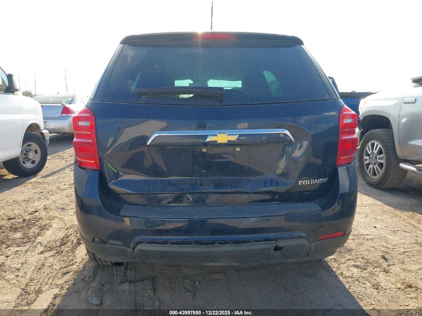 2016 Chevrolet Equinox Ls VIN: 2GNALBEK7G6317431 Lot: 43997850