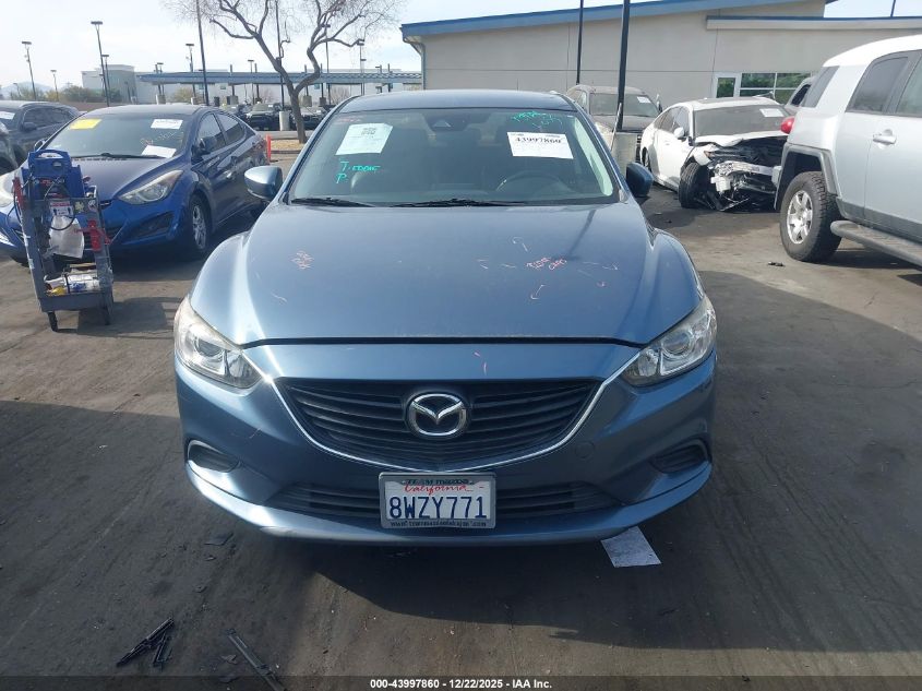 2017 Mazda Mazda6 Touring VIN: JM1GL1V51H1121562 Lot: 43997860