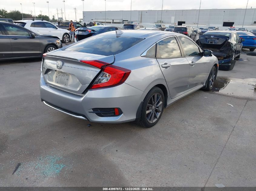 2020 Honda Civic Ex VIN: 19XFC1F3XLE018512 Lot: 43997872