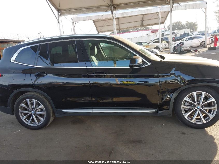 2019 BMW X3 Sdrive30I VIN: 5UXTR7C52KLF29391 Lot: 43997895