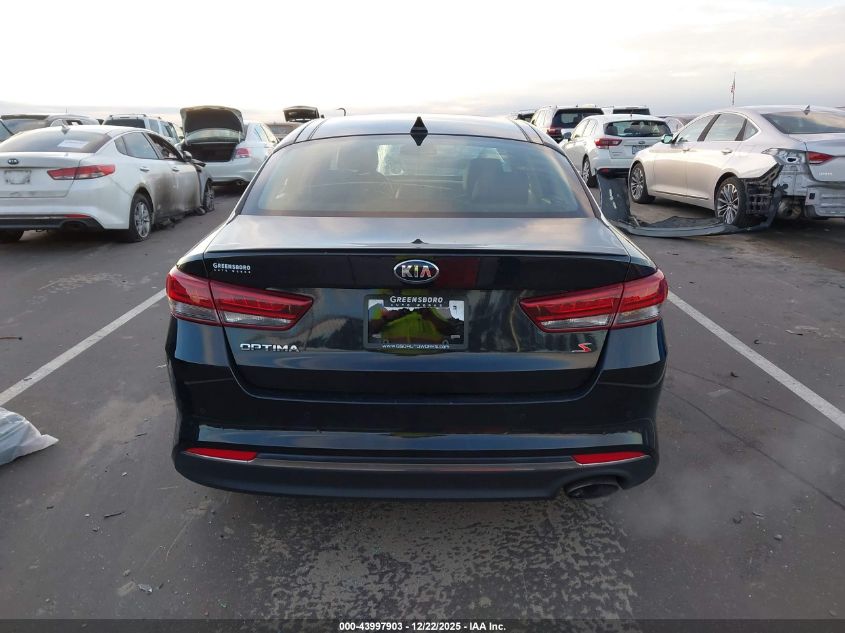2018 Kia Optima S VIN: 5XXGT4L39JG225858 Lot: 43997903