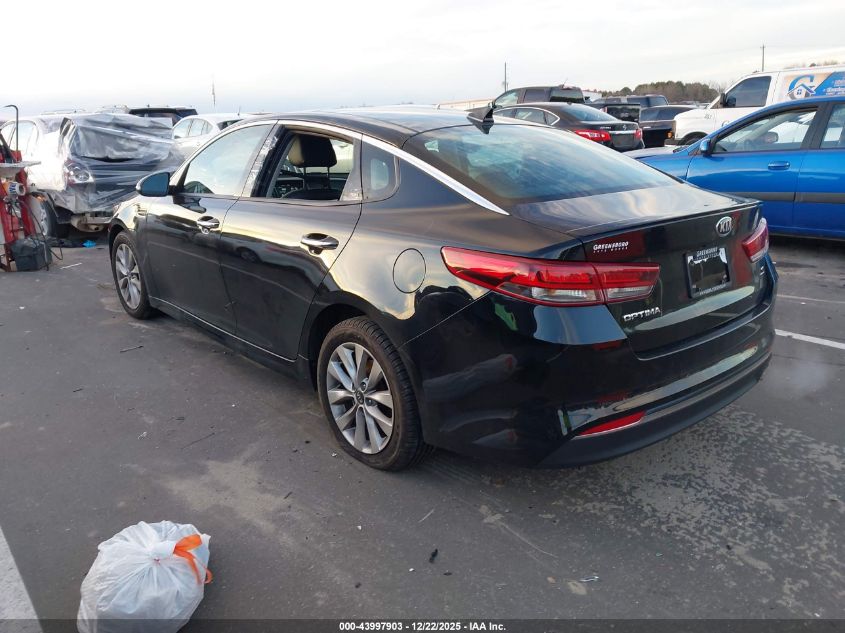 2018 Kia Optima S VIN: 5XXGT4L39JG225858 Lot: 43997903