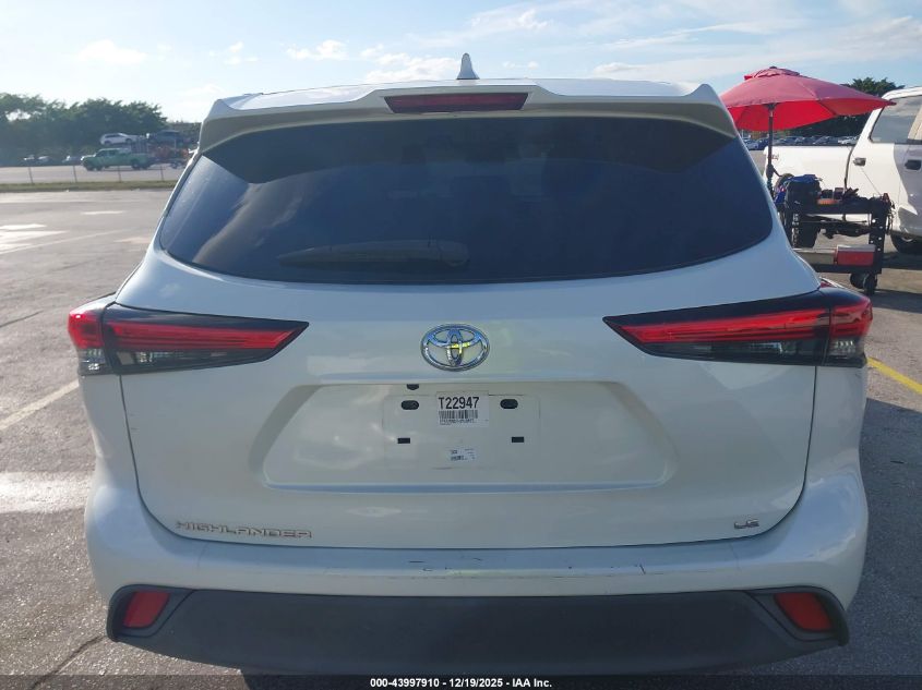 2020 Toyota Highlander Le VIN: 5TDZZRAH1LS510607 Lot: 43997910