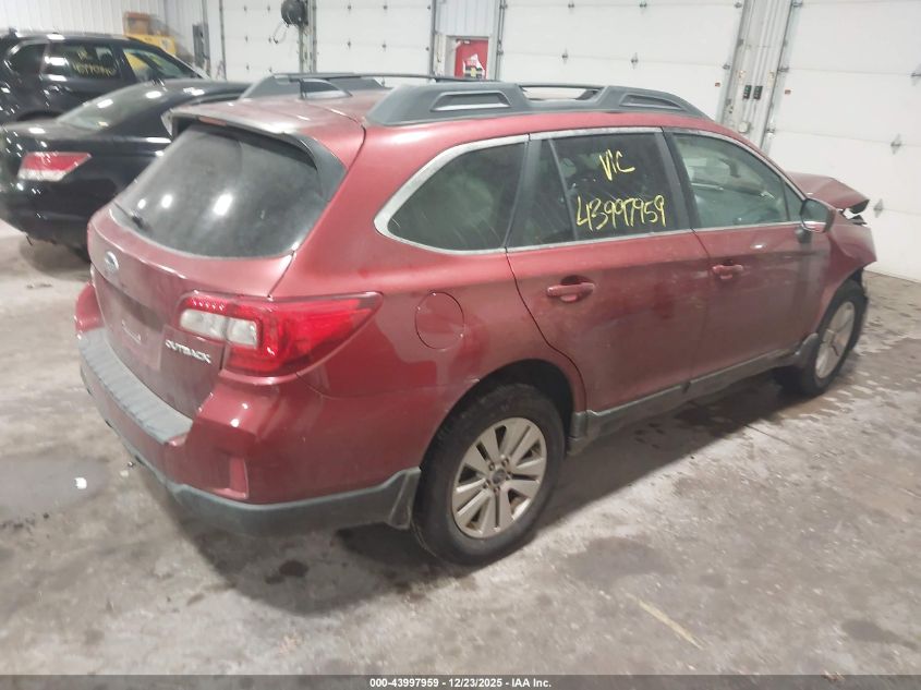 2016 Subaru Outback 2.5I Premium