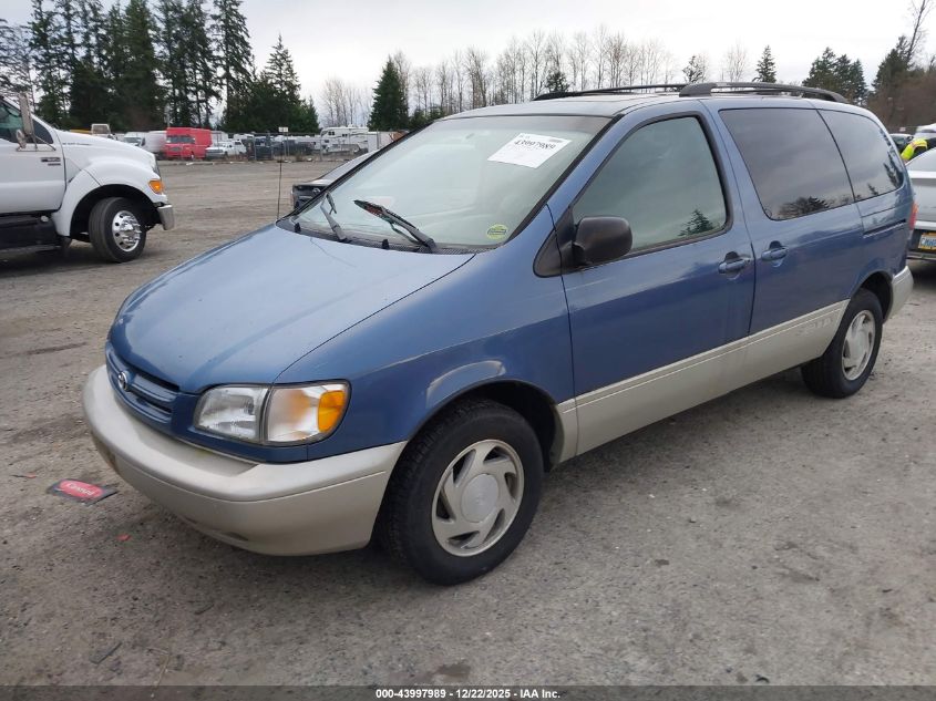 1998 Toyota Sienna Xle VIN: 4T3ZF13C9WU077536 Lot: 43997989
