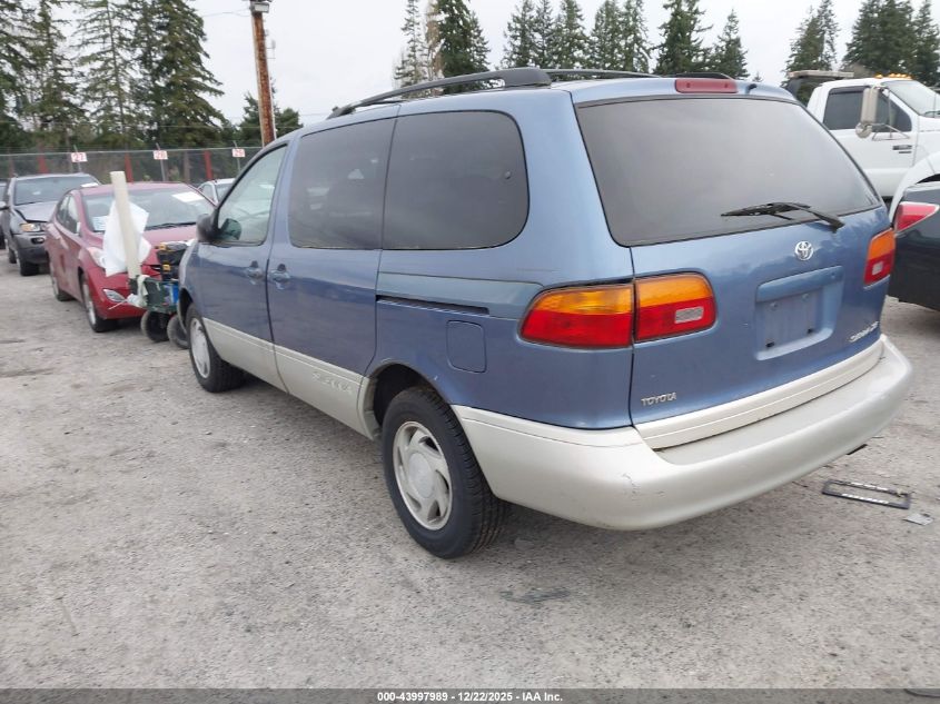 1998 Toyota Sienna Xle VIN: 4T3ZF13C9WU077536 Lot: 43997989
