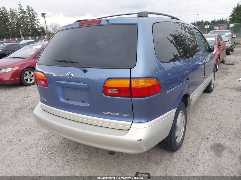 1998 Toyota Sienna Xle VIN: 4T3ZF13C9WU077536 Lot: 43997989