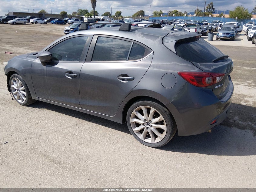 Vin: jm1bm1l31e1132629, lot: 44493740, mazda mazda3 s touring 20143