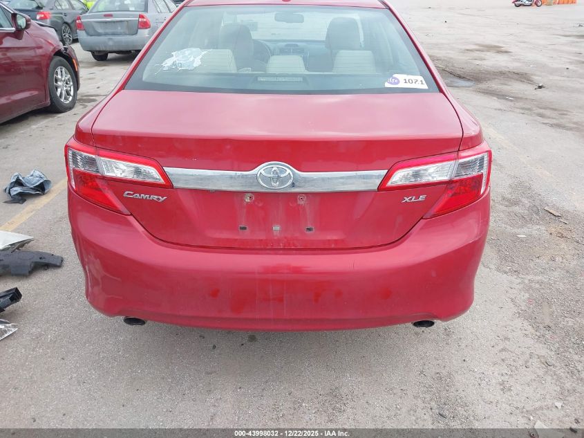 2012 Toyota Camry Xle V6 VIN: 4T1BK1FK4CU521765 Lot: 43998032