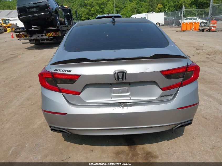 2021 Honda Accord Sport VIN: 1HGCV1F33MA047319 Lot: 43998034