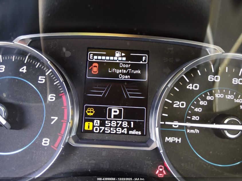 2017 Subaru Forester 2.5I Premium VIN: JF2SJAGC8HH522529 Lot: 43998066