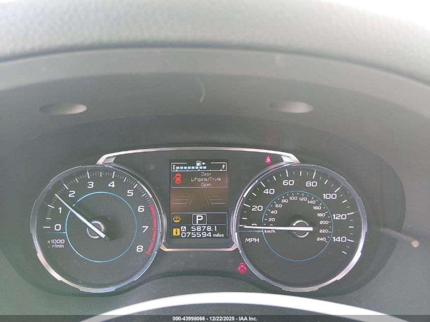 2017 Subaru Forester 2.5I Premium VIN: JF2SJAGC8HH522529 Lot: 43998066