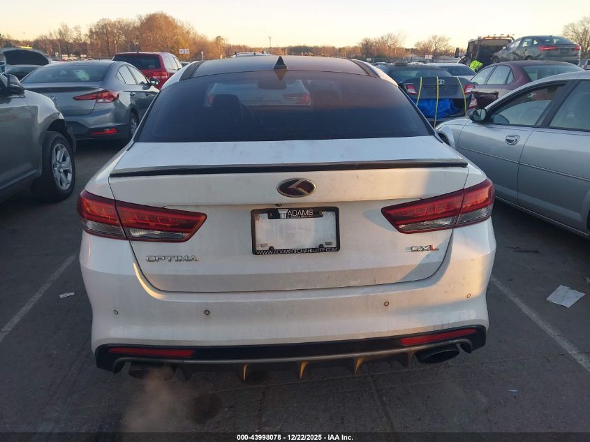 2016 Kia Optima Sxl Turbo VIN: 5XXGV4L24GG037825 Lot: 43998078