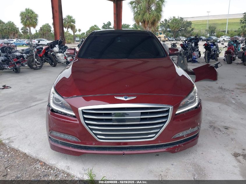 2016 Hyundai Genesis 3.8 VIN: KMHGN4JE6GU109014 Lot: 43998086