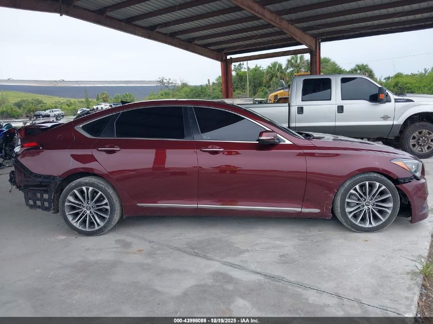 2016 Hyundai Genesis 3.8 VIN: KMHGN4JE6GU109014 Lot: 43998086