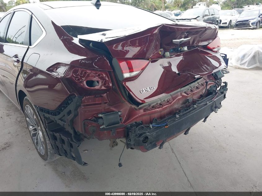 2016 Hyundai Genesis 3.8 VIN: KMHGN4JE6GU109014 Lot: 43998086