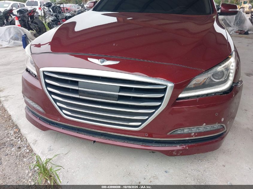 2016 Hyundai Genesis 3.8 VIN: KMHGN4JE6GU109014 Lot: 43998086