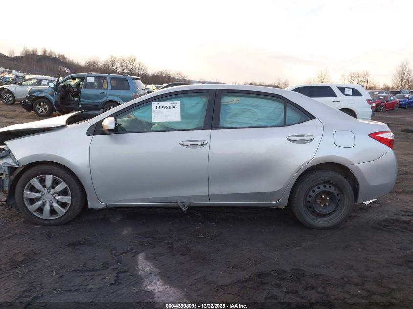2014 Toyota Corolla Le VIN: 2T1BURHE5EC039147 Lot: 43998096