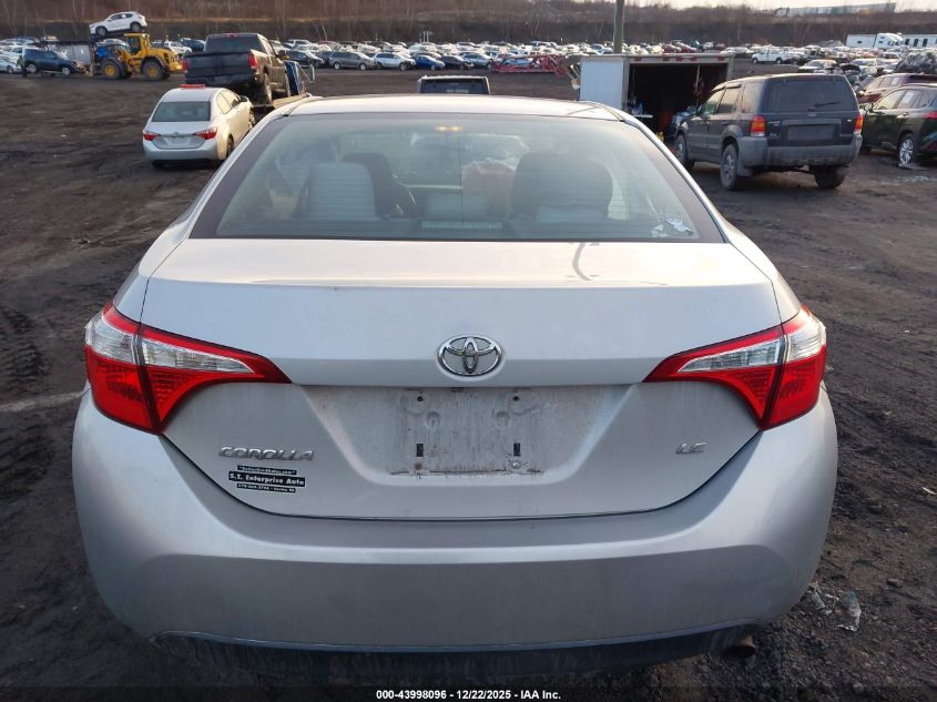 2014 Toyota Corolla Le VIN: 2T1BURHE5EC039147 Lot: 43998096