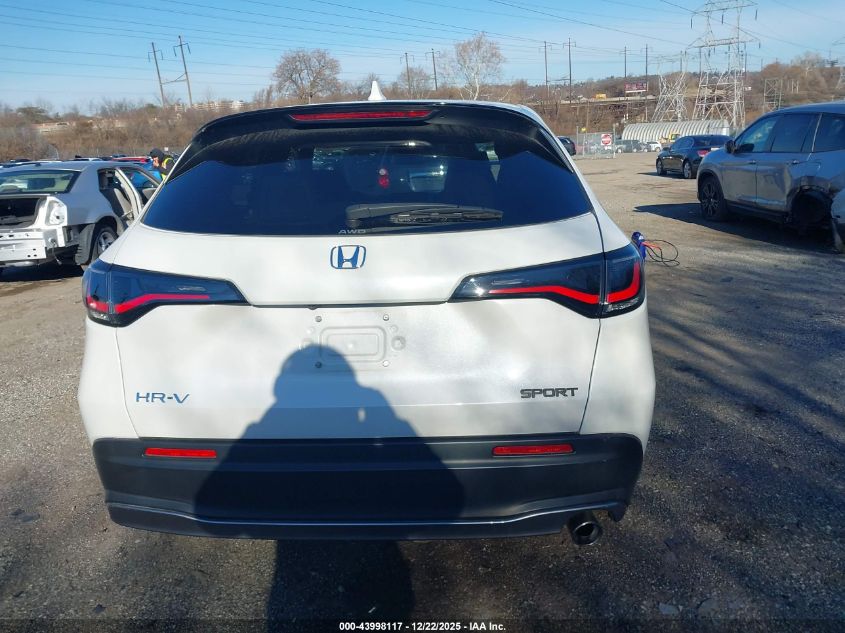 2024 Honda Hr-V Awd Sport/Awd Sport W/O Bsi VIN: 3CZRZ2H57RM777014 Lot: 43998117