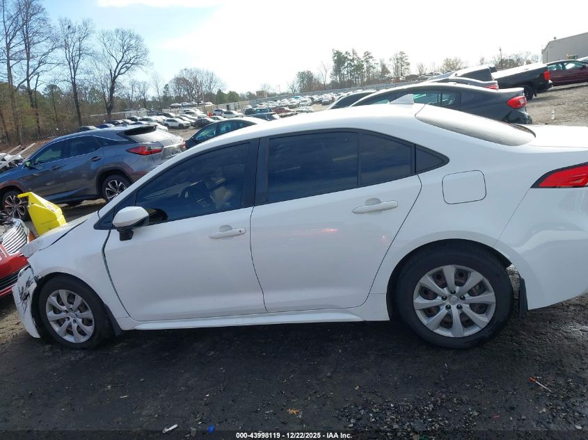 2020 Toyota Corolla Le VIN: JTDEPRAE9LJ064505 Lot: 43998119