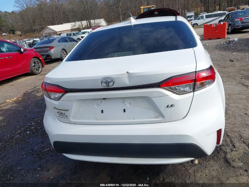 2020 Toyota Corolla Le VIN: JTDEPRAE9LJ064505 Lot: 43998119
