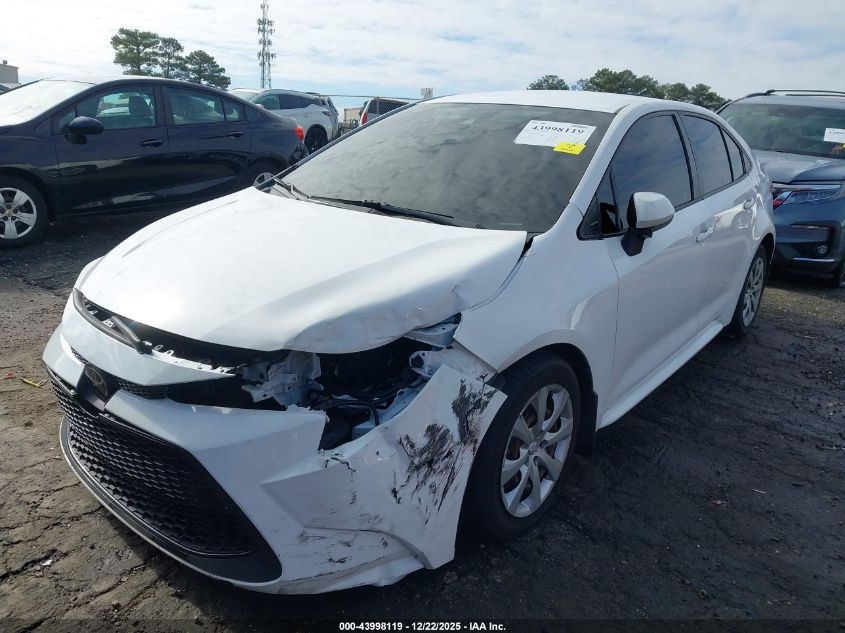 2020 Toyota Corolla Le VIN: JTDEPRAE9LJ064505 Lot: 43998119