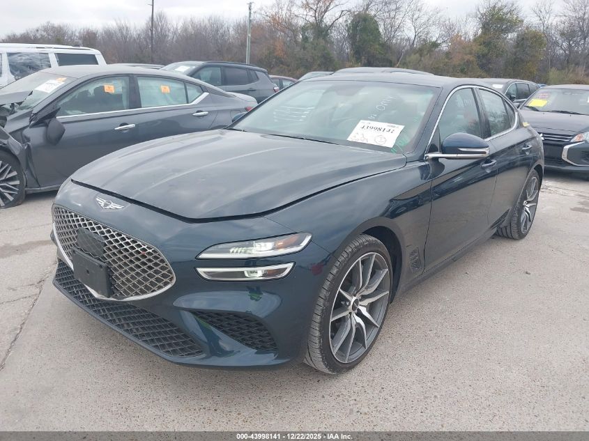 2025 Genesis G70 2.5T Rwd VIN: KMTG34SC4SU150842 Lot: 43998141