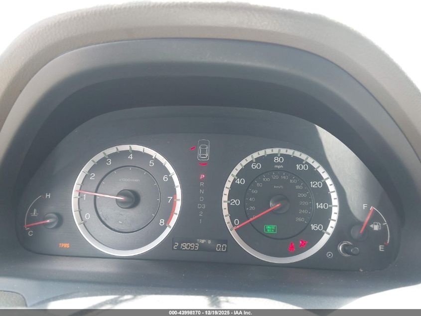 2010 Honda Accord 2.4 Lx-P VIN: 1HGCP2F45AA180393 Lot: 43998170