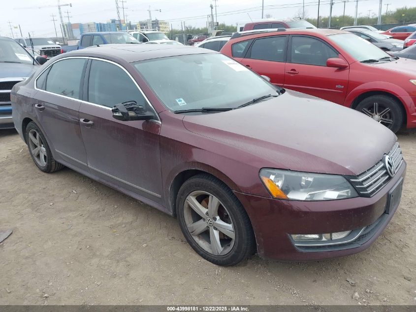 2012 Volkswagen Passat 2.0L Tdi Sel Premium VIN: 1VWCN7A32CC044288 Lot: 43998181