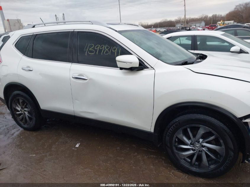 2015 Nissan Rogue Sl VIN: 5N1AT2MV4FC852223 Lot: 43998191