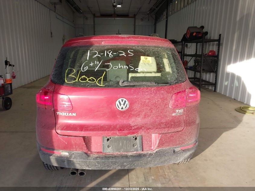 2016 Volkswagen Tiguan S VIN: WVGBV7AX3GW042115 Lot: 43998201