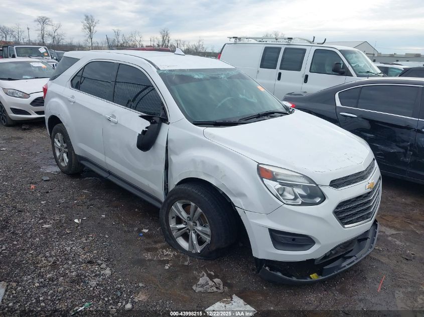 2017 Chevrolet Equinox Ls VIN: 2GNALBEK7H1538574 Lot: 43998215