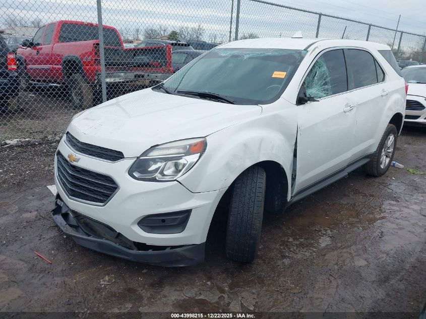 2017 Chevrolet Equinox Ls VIN: 2GNALBEK7H1538574 Lot: 43998215