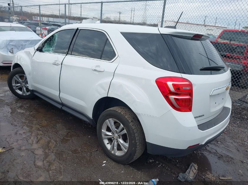 2017 Chevrolet Equinox Ls VIN: 2GNALBEK7H1538574 Lot: 43998215
