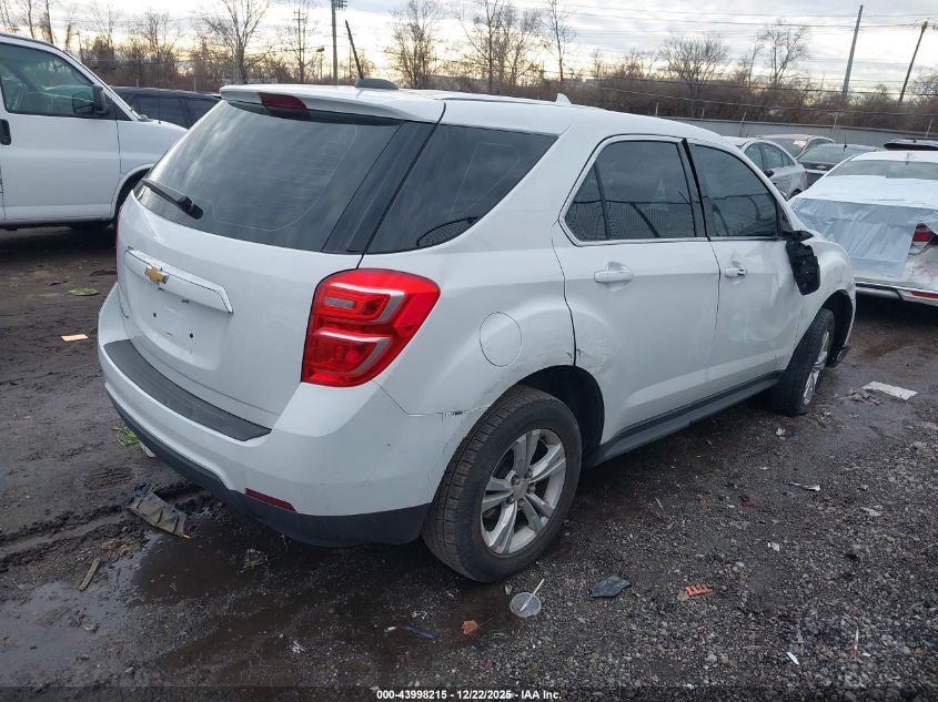 2017 Chevrolet Equinox Ls VIN: 2GNALBEK7H1538574 Lot: 43998215