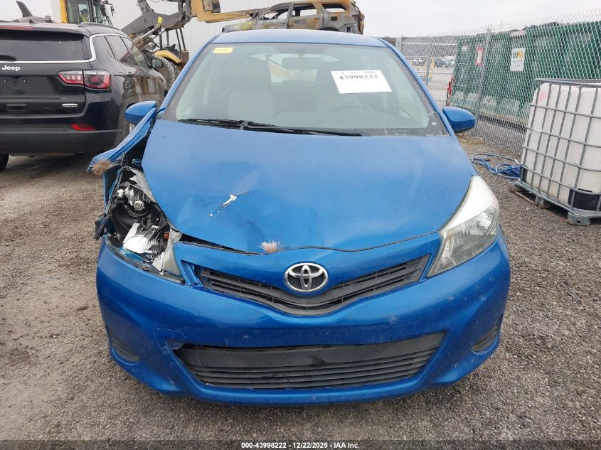 2014 Toyota Yaris L (Tmc/Cbu Plant) VIN: JTDKTUD36ED596050 Lot: 43998222