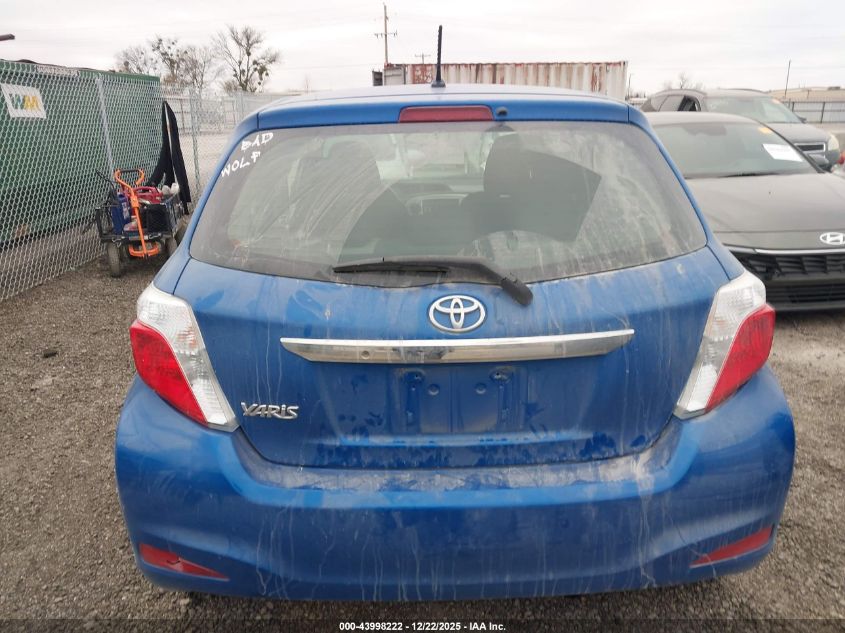 2014 Toyota Yaris L (Tmc/Cbu Plant) VIN: JTDKTUD36ED596050 Lot: 43998222