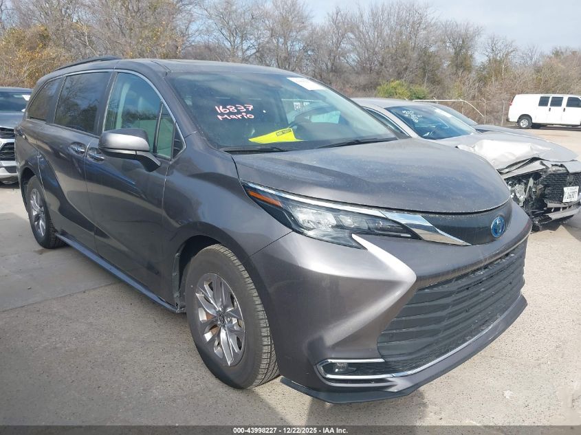 2024 Toyota Sienna Xle VIN: 5TDYRKECXRS193534 Lot: 43998227