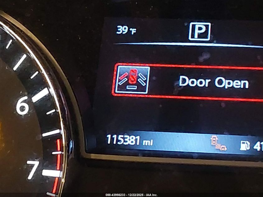 2017 Nissan Altima 2.5/2.5 S/2.5 Sl/2.5 Sr/2.5 Sv VIN: 1N4AL3AP9HC119416 Lot: 43998233