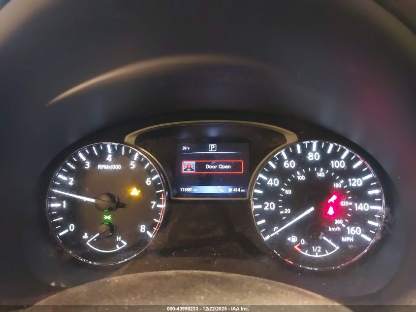 2017 Nissan Altima 2.5/2.5 S/2.5 Sl/2.5 Sr/2.5 Sv VIN: 1N4AL3AP9HC119416 Lot: 43998233