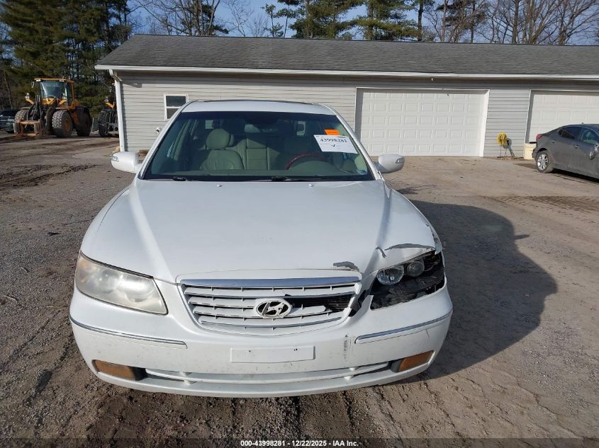 2008 Hyundai Azera Limited VIN: KMHFC46F98A257616 Lot: 43998281