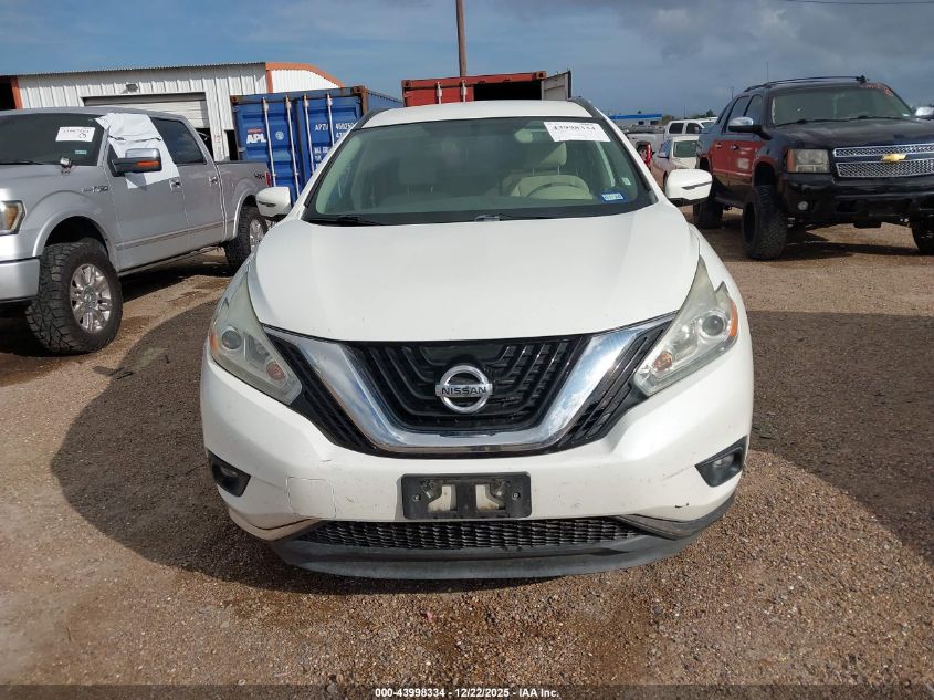 2017 Nissan Murano Platinum/S/Sl/Sv VIN: 5N1AZ2MG2HN110040 Lot: 43998334