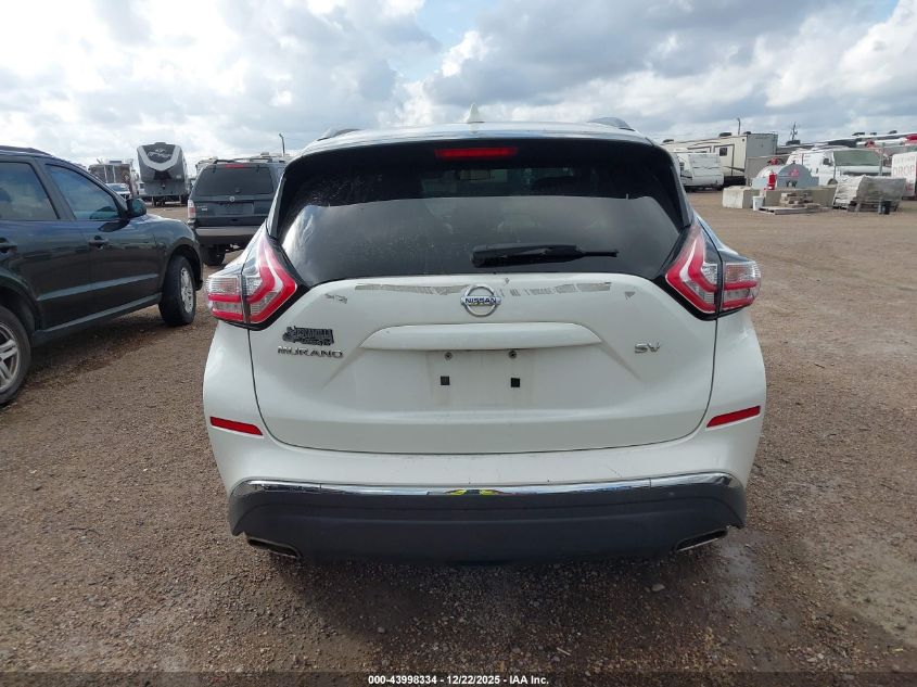 2017 Nissan Murano Platinum/S/Sl/Sv VIN: 5N1AZ2MG2HN110040 Lot: 43998334