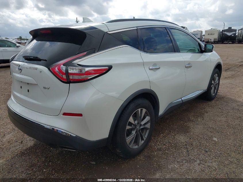 2017 Nissan Murano Platinum/S/Sl/Sv VIN: 5N1AZ2MG2HN110040 Lot: 43998334