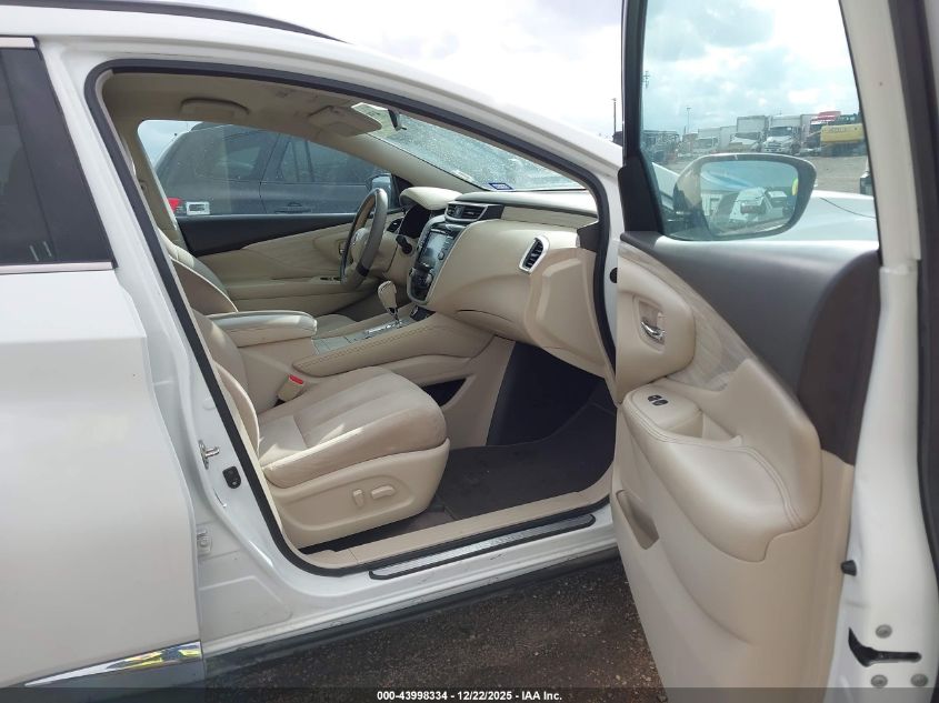 2017 Nissan Murano Platinum/S/Sl/Sv VIN: 5N1AZ2MG2HN110040 Lot: 43998334